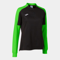 Bluza antrenament dama Joma Eco Championship, Negru / Verde Fluo
