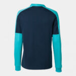 Bluza antrenament dama Joma Eco Championship, Bleumarin / Turcoaz Fluo - imagine 2