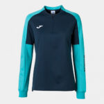 Bluza antrenament dama Joma Eco Championship, Bleumarin / Turcoaz Fluo - imagine 3