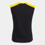 Tricou dama Joma Championship ECO, Negru / Galben - imagine 2