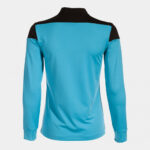 Bluza antrenament dama Joma Elite X, Turcoaz Fluo / Negru - imagine 2