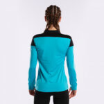 Bluza antrenament dama Joma Elite X, Turcoaz Fluo / Negru - imagine 8