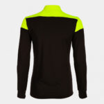 Bluza antrenament dama Joma Elite X, Negru / Galben Fluo - imagine 2