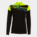 Bluza antrenament dama Joma Elite X, Negru / Galben Fluo - imagine 3