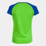 Tricou alergare dama Joma Elite X, Verde Fluo / Albastru Royal - imagine 2