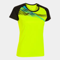 Tricou alergare dama Joma Elite X, Galben Fluo / Negru