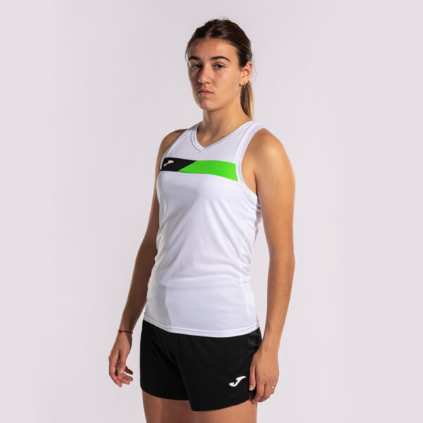 Maiou tenis dama Joma Court, Alb / Verde Fluo - imagine 4