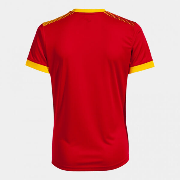 Tricou fotbal dama Joma Supernova Eco, Rosu / Galben - imagine 2