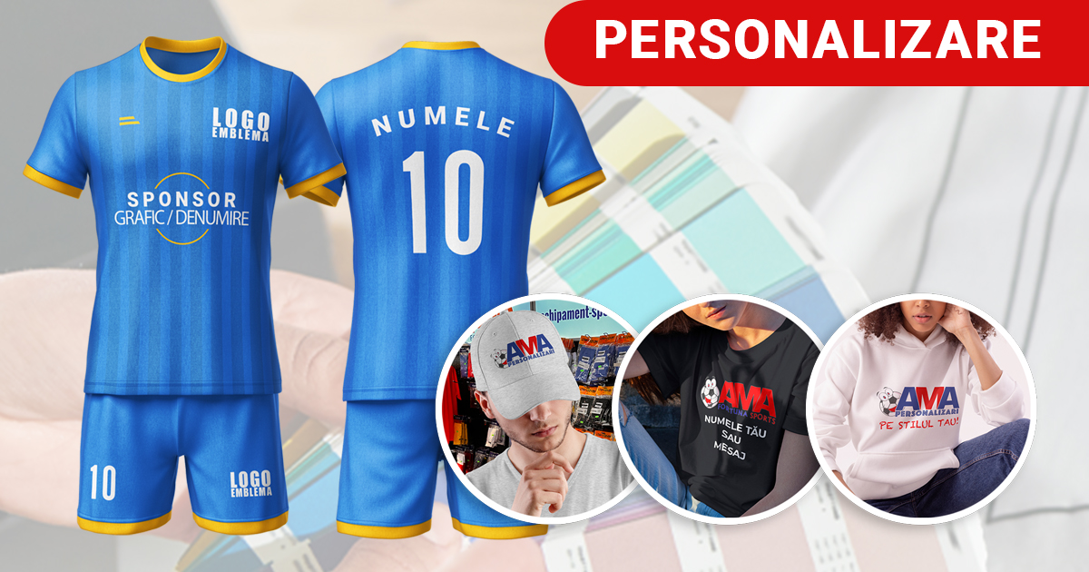 Personalizare Echipament Sportiv și Îmbrăcăminte