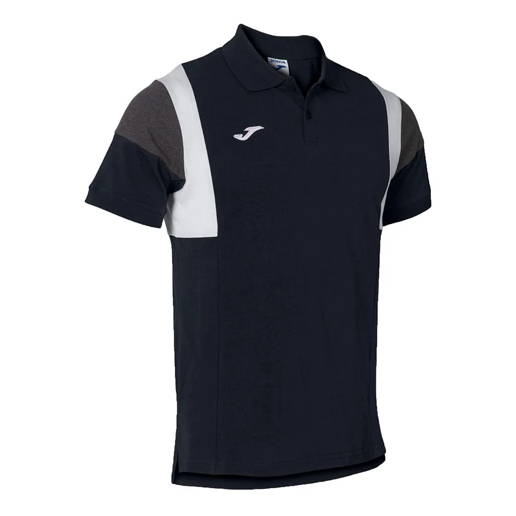 Tricou polo Joma Confort III, Negru - imagine 1