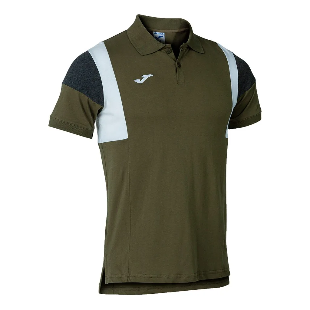 Tricou polo Joma Confort III, Khaki - imagine 1