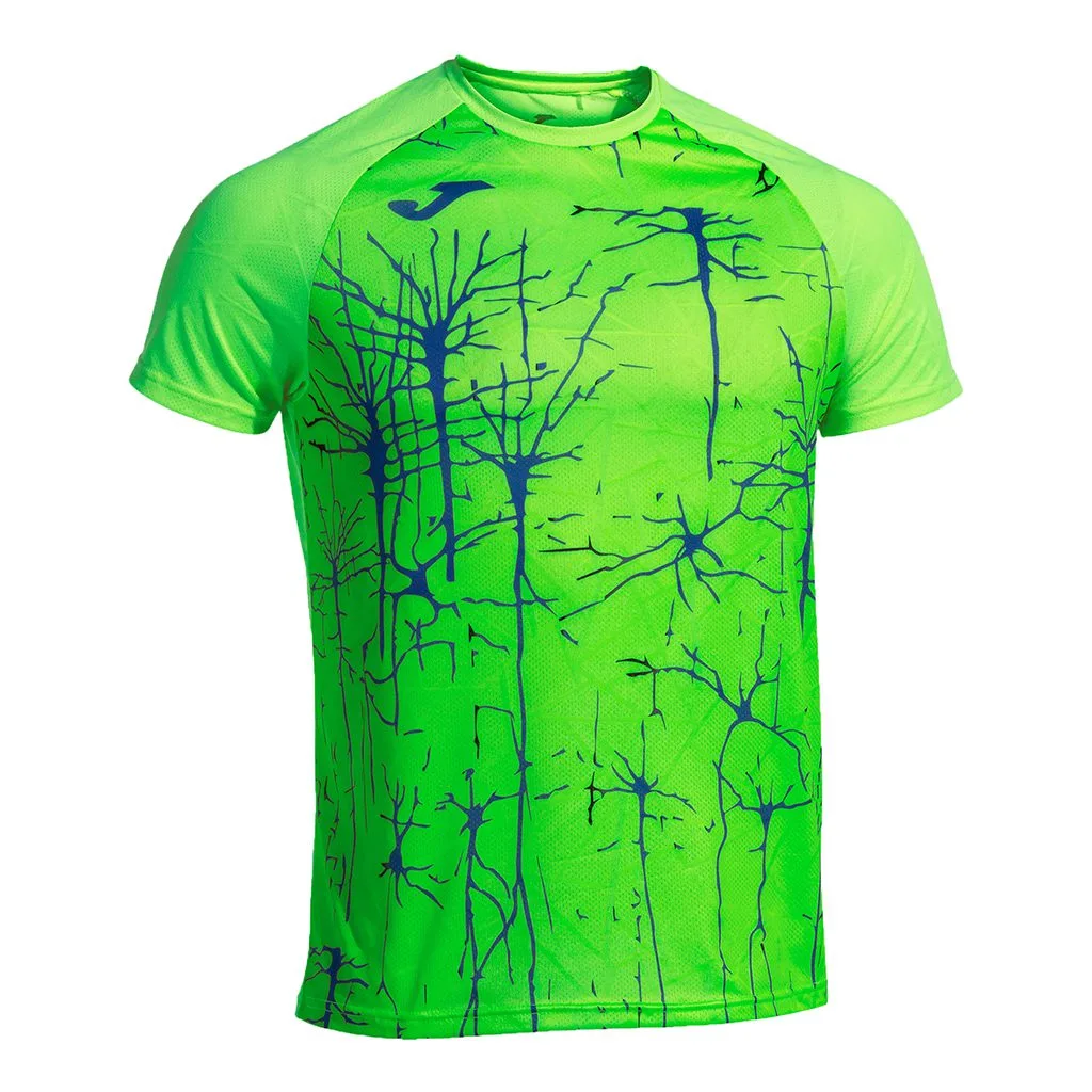 Tricou alergare Joma Elite IX, Verde Fluo - imagine 1