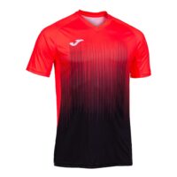 Tricou Joma Tiger IV, Negru / Coral Fluo