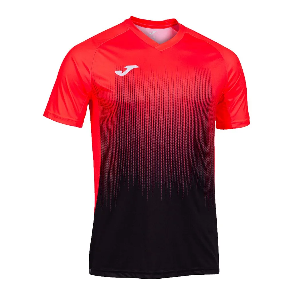 Tricou Joma Tiger IV, Negru / Coral Fluo - imagine 1