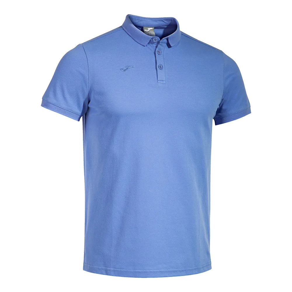 Tricou polo Joma Pasarella III, Albastru azuriu - imagine 1