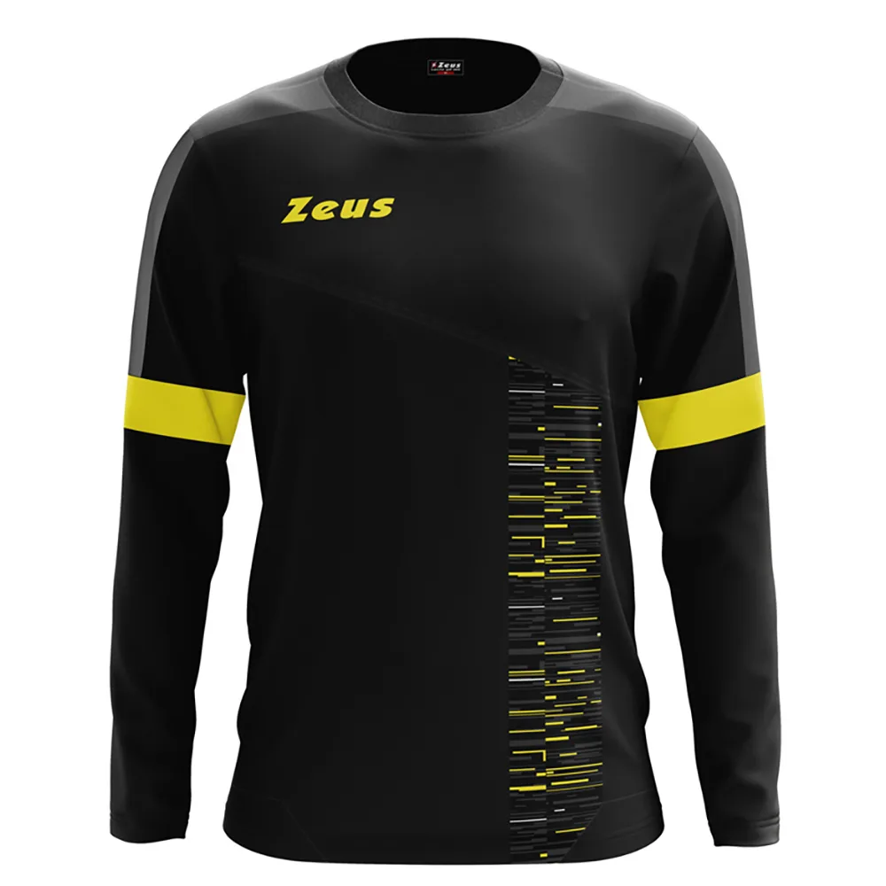 Bluza Zeus Glitch, Negru / Galben - imagine 1