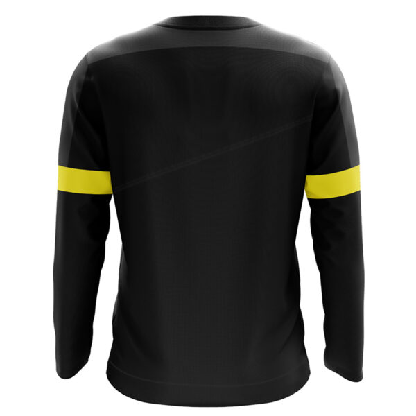 Bluza Zeus Glitch, Negru / Galben - imagine 2