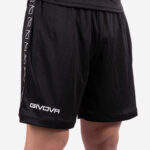 Pantaloni scurti sport Givova Poly Band, Negru - imagine 3