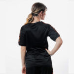 Tricou Givova Poly Band, Negru / Portocaliu Fluo - imagine 3