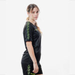 Tricou Givova Poly Band, Negru / Galben Fluo - imagine 2