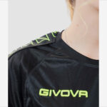 Tricou Givova Poly Band, Negru / Galben Fluo - imagine 3