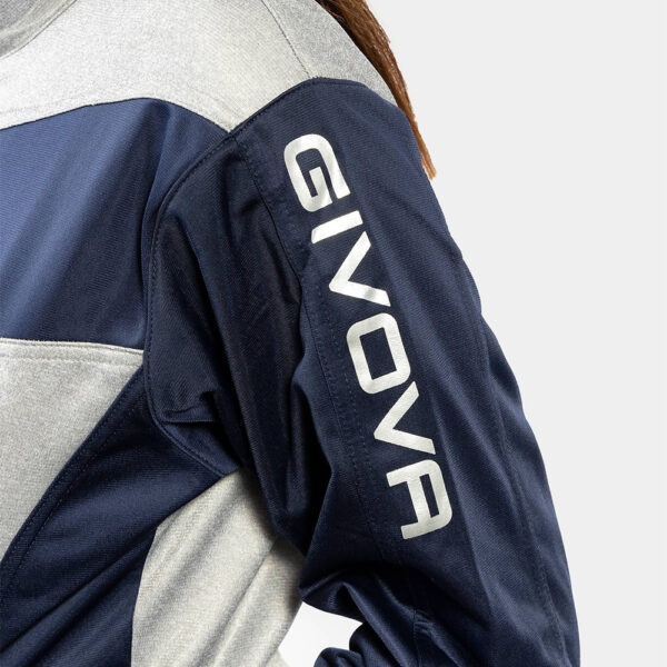 Trening unisex Givova Visa Luxury, Gri / Bleumarin - imagine 3