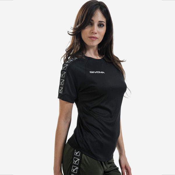 Tricou Givova Poly Band, Negru - imagine 2