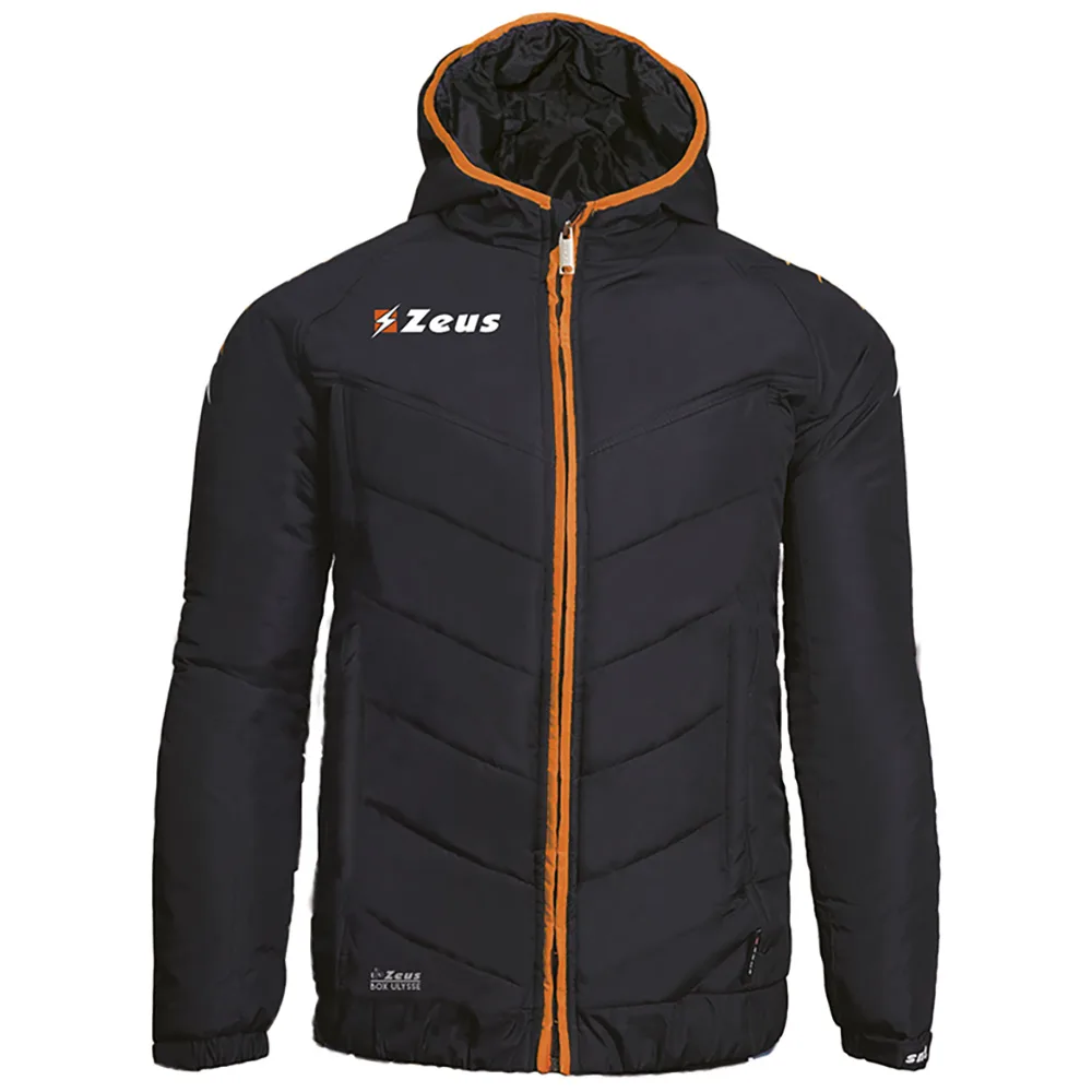 Geaca Zeus Ulysse, Negru / Portocaliu Fluo - imagine 1