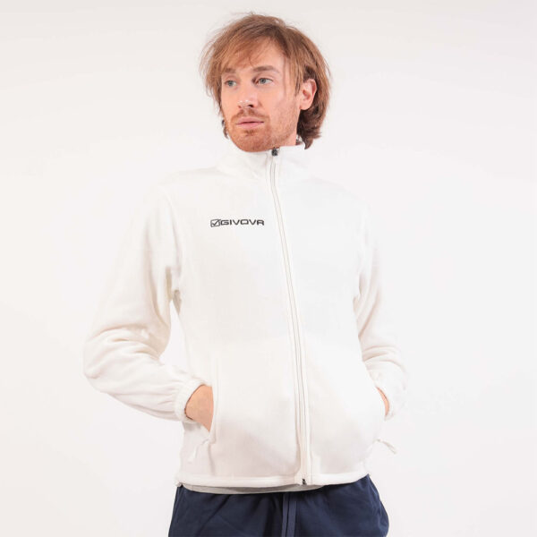 Jacheta unisex Givova Alaska, Alb - imagine 1