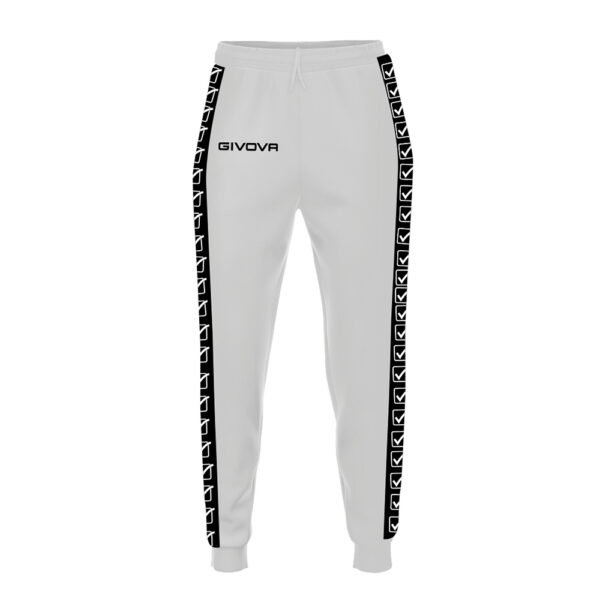 Pantaloni lungi Givova Tricot Band, Alb - imagine 2