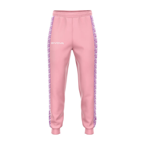 Pantaloni lungi Givova Terry Band, Roz - imagine 5