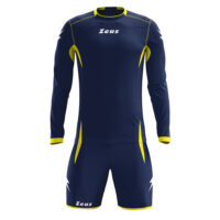Set echipament fotbal Zeus Sparta, Bleumarin / Galben