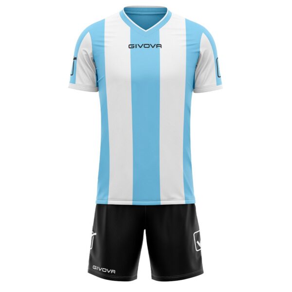 Set echipament sport Givova Catalano, Albastru Sky / Alb - imagine 1