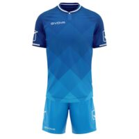 Set echipament sport Givova Shade, Albastru Royal / Albastru Sky