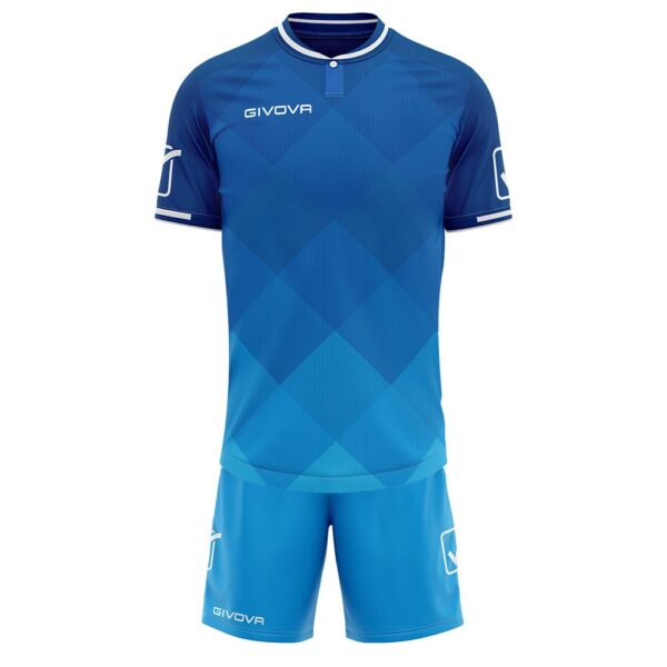 Set echipament sport Givova Shade, Albastru Royal / Albastru Sky - imagine 1