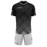 Set echipament sport Givova Shade, Negru / Gri