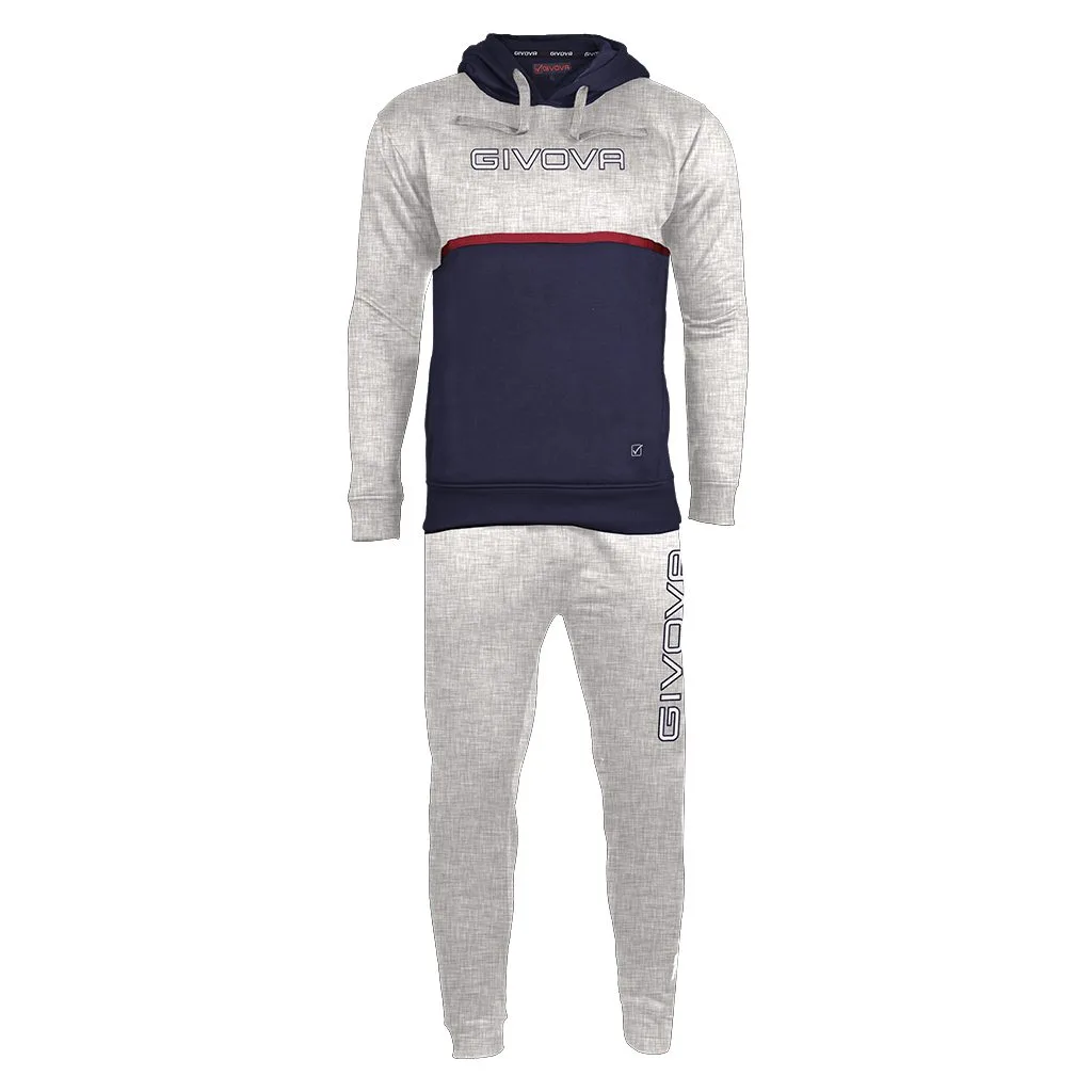 Trening barbati Givova ITALIA 106, Gri / Bleumarin - imagine 1