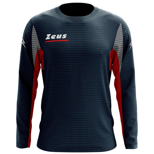 maglia_atlante_blu-rosso_ml_mockup Bluza Zeus Atlante, Bleumarin / Rosu - imagine 1