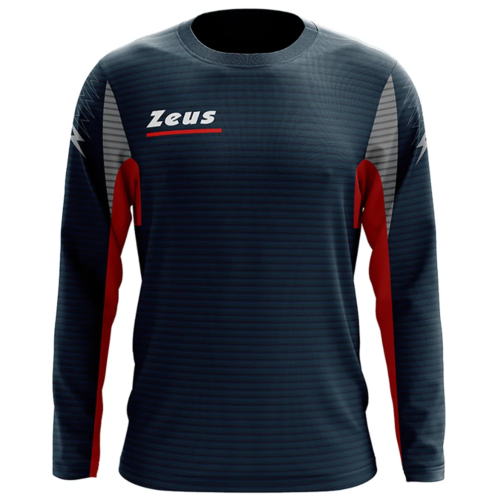 maglia_atlante_blu-rosso_ml_mockup Bluza Zeus Atlante, Bleumarin / Rosu - imagine 1