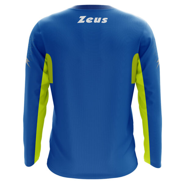 Bluza Zeus Atlante, Albastru Royal / Galben Fluo - imagine 2