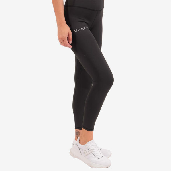 1 Colanti lungi fitness dama Givova Basic, Negru - imagine 1