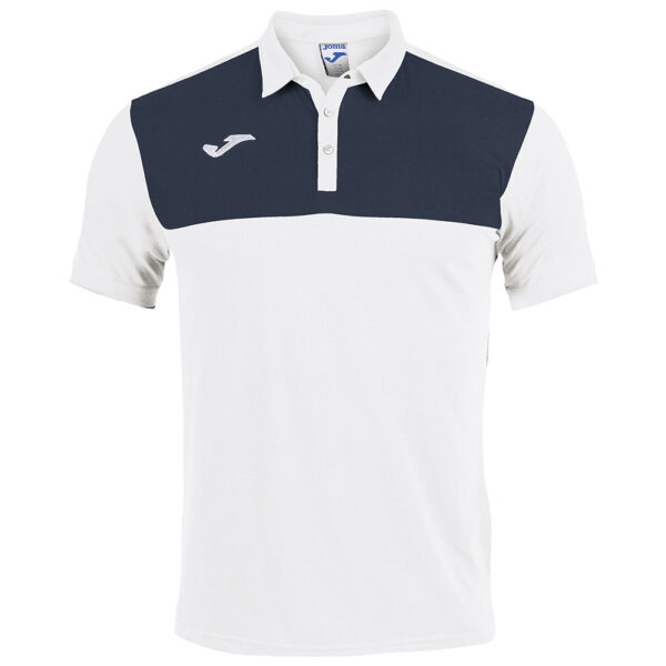 101684.203 Tricou polo copii Joma Winner, Alb / Bleumarin - imagine 1
