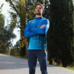 Bluza alergare Joma Elite VIII, Albastru Royal - imagine 2