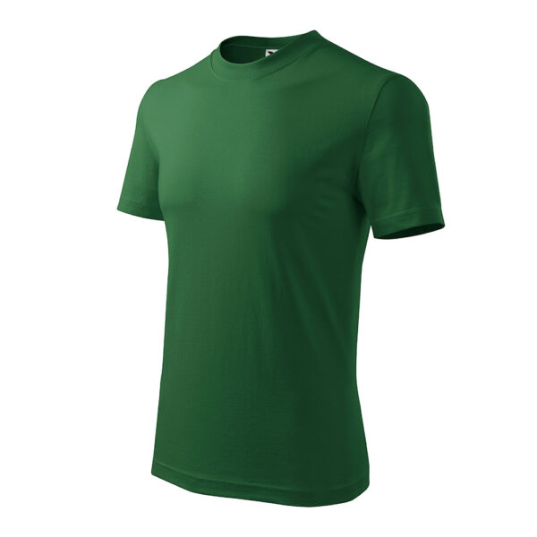CLASSIC Tricou bumbac Classic, Verde Sticla - imagine 1
