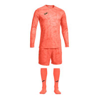 Set echipament portar Joma Zamora IX, Coral Fluo