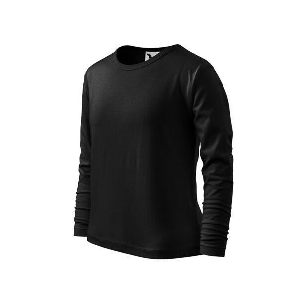 FIT-T LS Bluza copii bumbac FIT-T, Negru - imagine 1