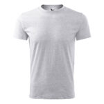 Tricou bumbac Classic New, Gri deschis - imagine 2