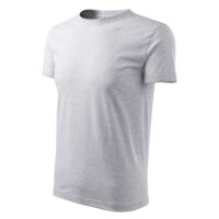 Tricou bumbac Classic New, Gri deschis