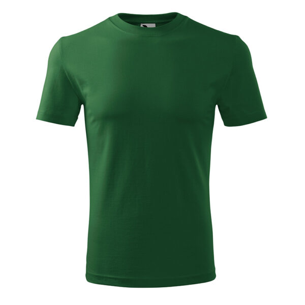 Tricou bumbac Classic New, Verde Sticla - imagine 2