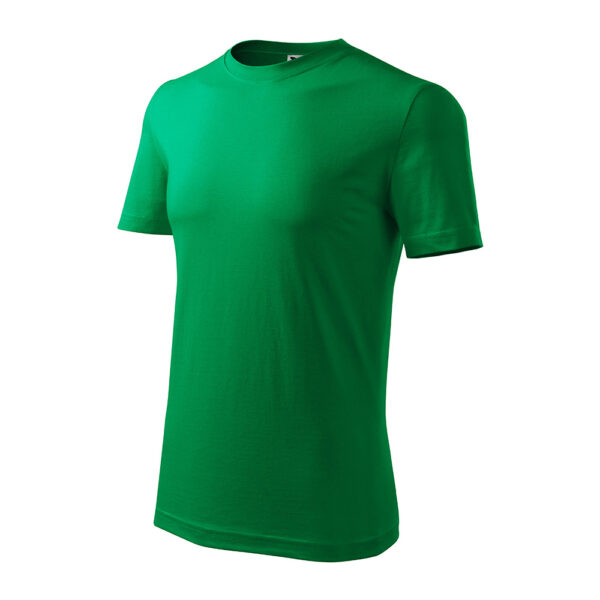 Tricou bumbac Classic New, Verde Mediu - imagine 1